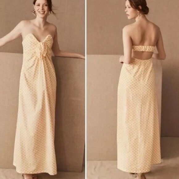 BHLDN Significant Other Allure Adelle Sunflower Embroidered / size 6 - Picture 1 of 5